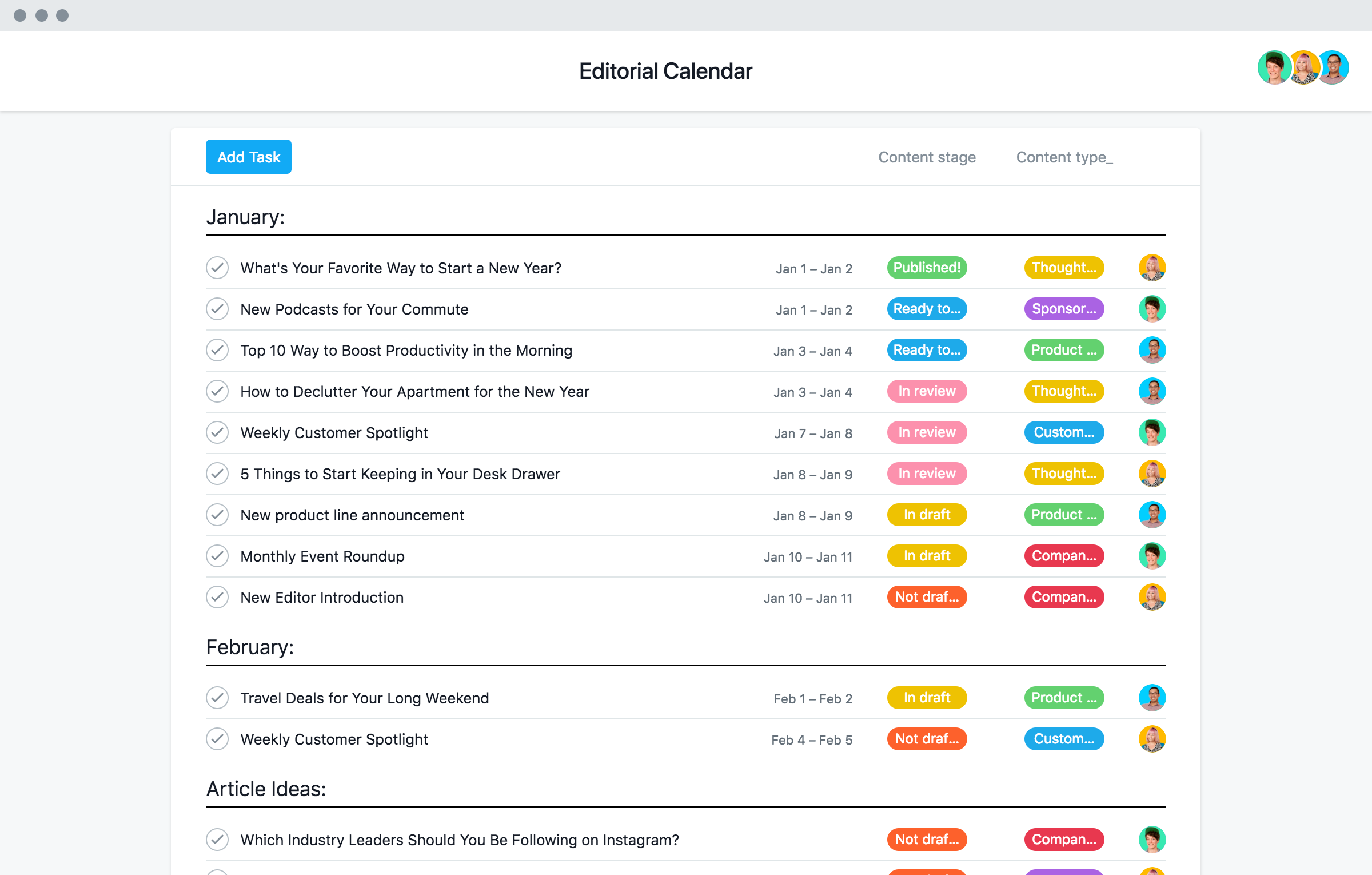 What Should An Editorial Calendar Include